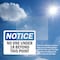 Signmission No One Under 18 Beyond This Point OSHA Notice Sign, Vinyl Decal, 7in W x 5in L, 2PK OS-2PACK-NS-D-57-L-14704 - alternate 3